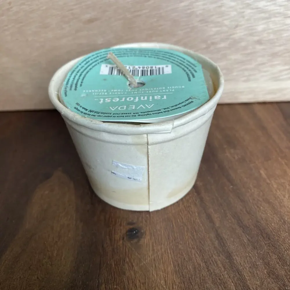 Aveda Rainforest Plant Pure-Fume Candle Refill Beeswax NEW